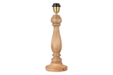 Nkuku Usha Classic Wooden Table Lamp Large