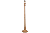 Nkuku Usha Classic Wooden Floor Lamp