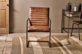 Nkuku Wamma Leather Desk Chair