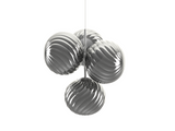 Tom Dixon Whirl Chandelier Small Silver LED