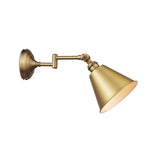 Joules Wollaton Single Spotlight Matt Antique Brass and Matt White