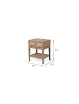 Garden Trading Widcombe Side Table With Drawer Bayur Wood