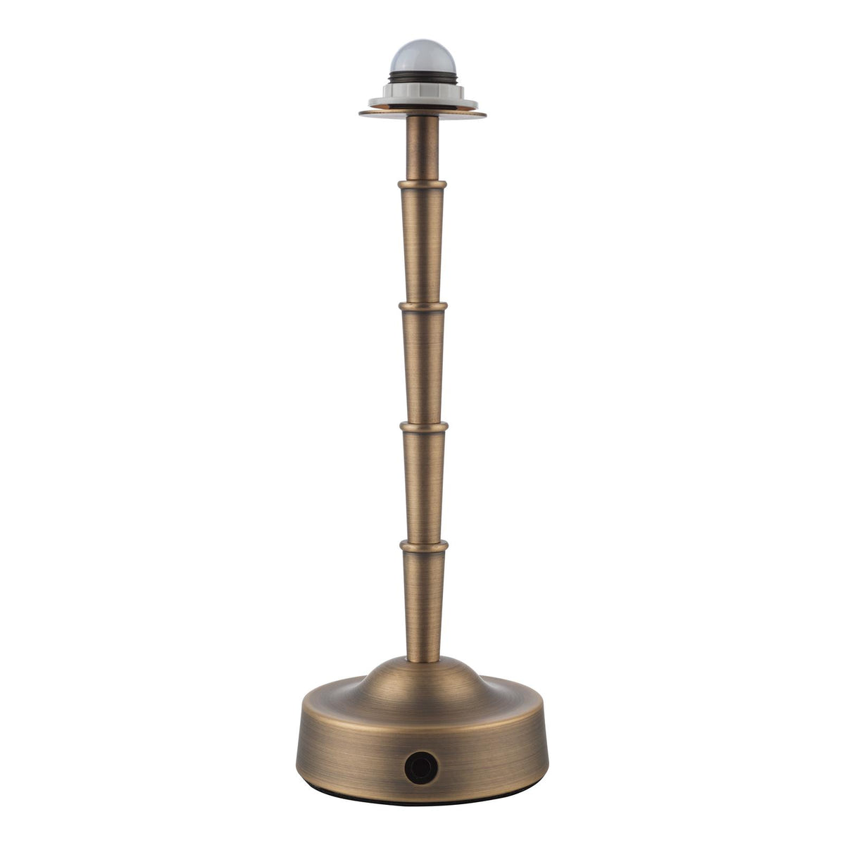 Dar Wyman Rechargeable Table Lamp Antique Bronze Base Only LED