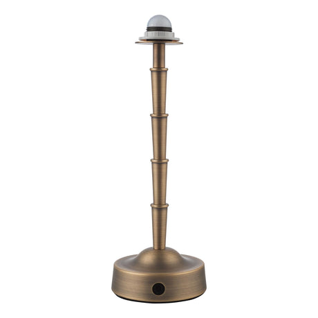 Dar Wyman Rechargeable Table Lamp Antique Bronze Base Only LED