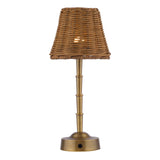 Dar Wyman Rechargeable Table Lamp Antique Bronze Base Only LED