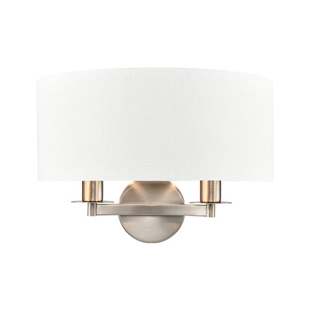 Franklite Windsor Wall Light satin nickel