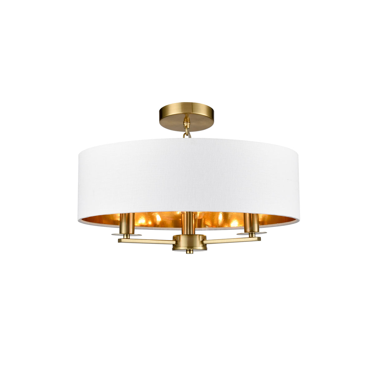 Franklite Windsor 3lt Pendant aged brass