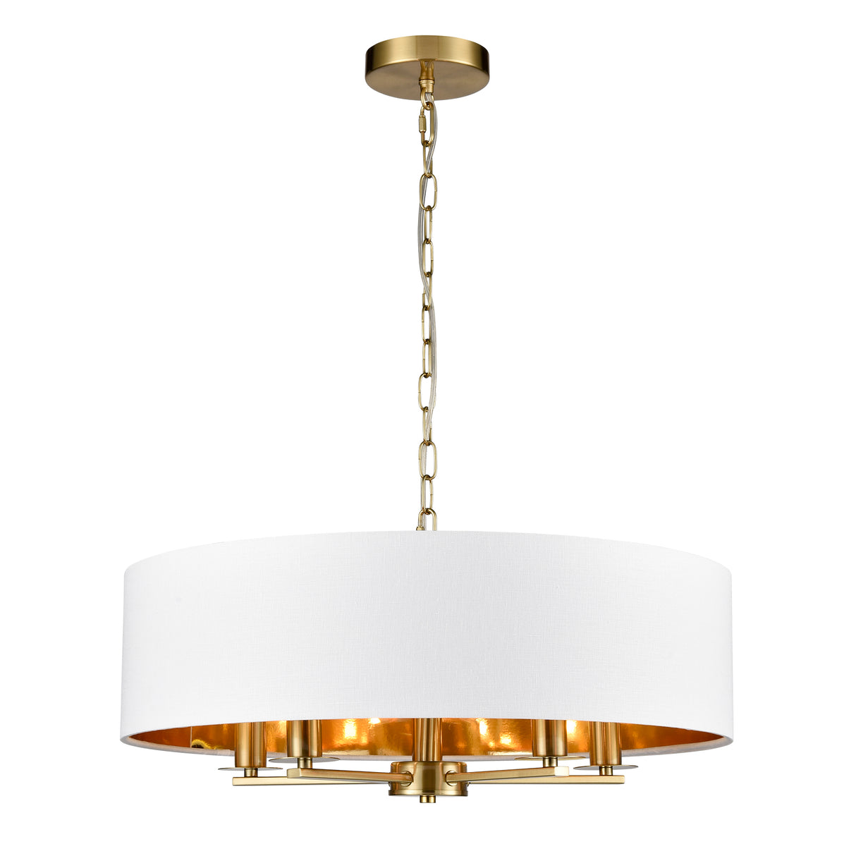 Franklite Windsor 5lt Pendant aged brass