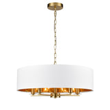 Franklite Windsor 5lt Pendant aged brass