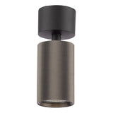 Dar Yamis Single Spotlight Knurled Bronze and Matt Black