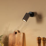 Dar Yamis Single Spotlight Knurled Bronze and Matt Black