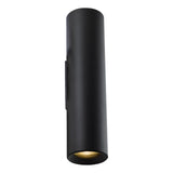 Dar Yamis 2 Light Wall Light Matt Black