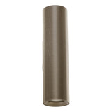 Dar Yamis 2 Light Wall Light Knurled Bronze