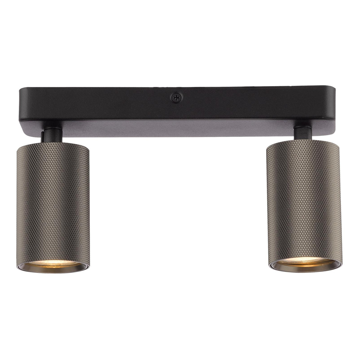 Dar Yamis 2 Light Bar Spotlight Knurled Bronze and Matt Black