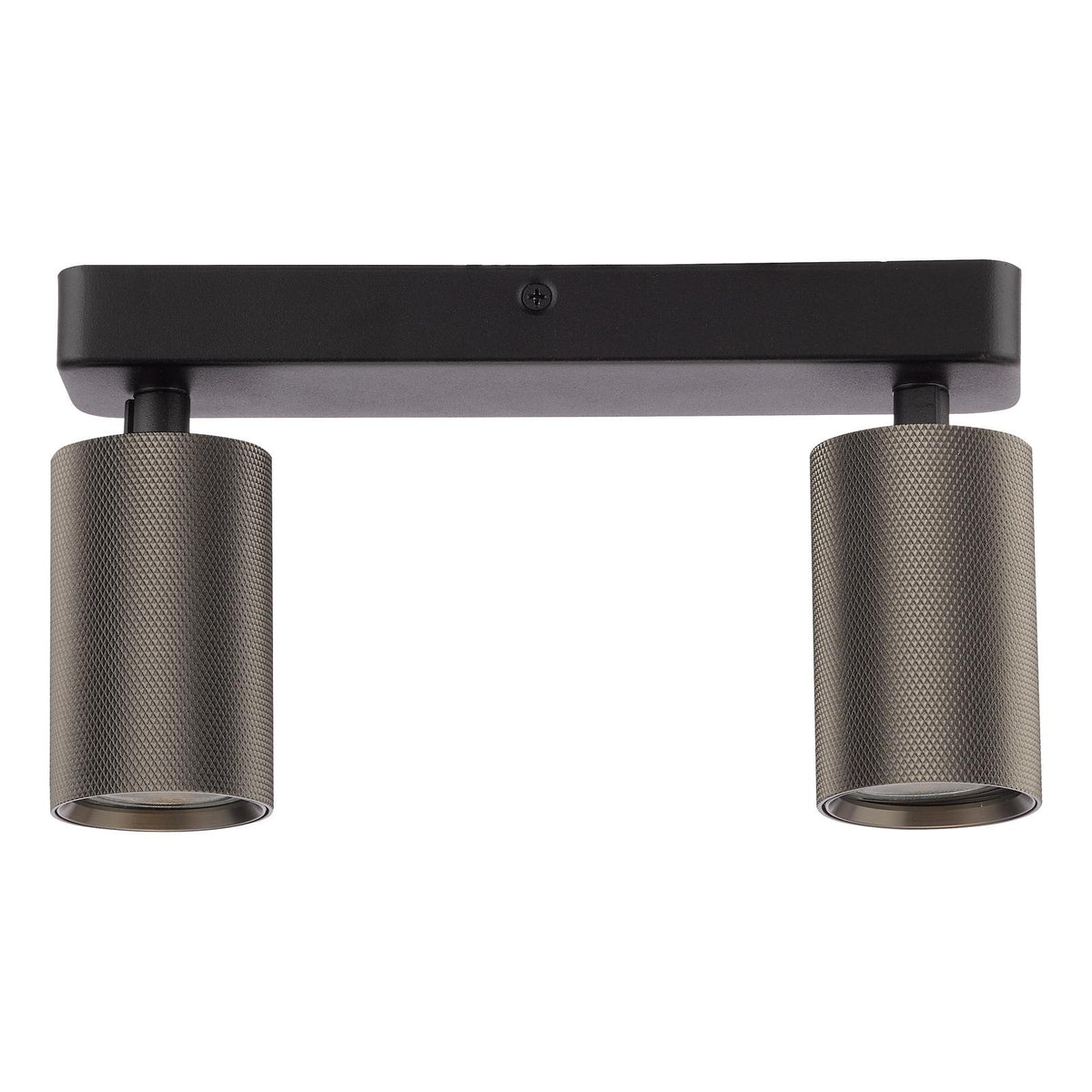 Dar Yamis 2 Light Bar Spotlight Knurled Bronze and Matt Black