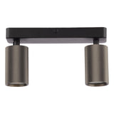 Dar Yamis 2 Light Bar Spotlight Knurled Bronze and Matt Black