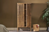 Nkuku Yasha Reeded Mango Wood Cabinet Natural
