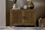 Nkuku Yasha Reeded Mango Wood Sideboard Natural