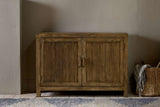 Nkuku Yasha Reeded Mango Wood Sideboard Natural