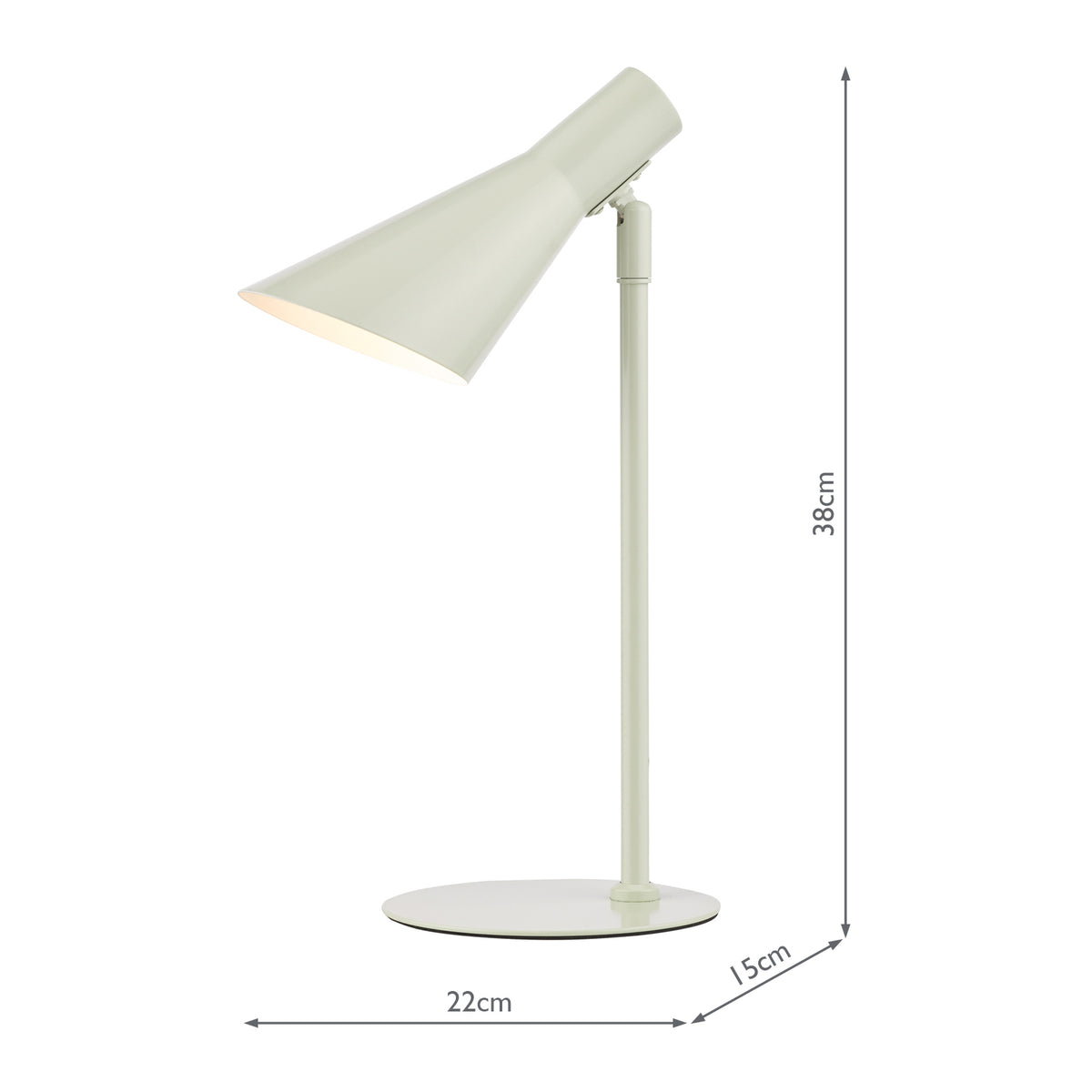 Dar Zahira Task Lamp Matt Green