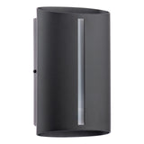 Dar Zuzana Outdoor Wall Light Matt Black IP54