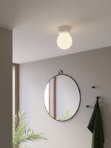 Astro Lyra Ceiling 180 Gloss Glaze White Bathroom Ceiling Light