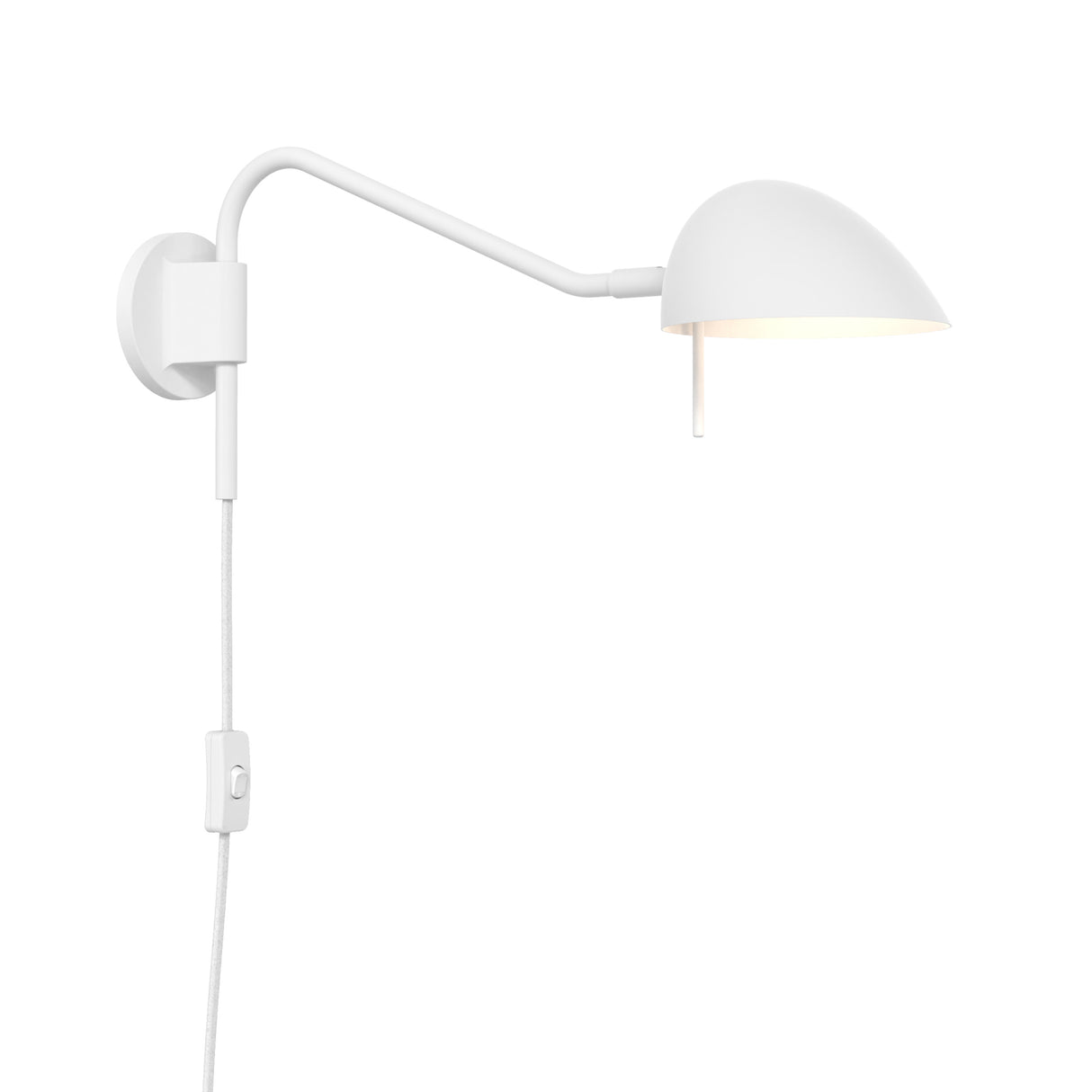 Astro Serge Plug-In Matt White Interior Reading Light