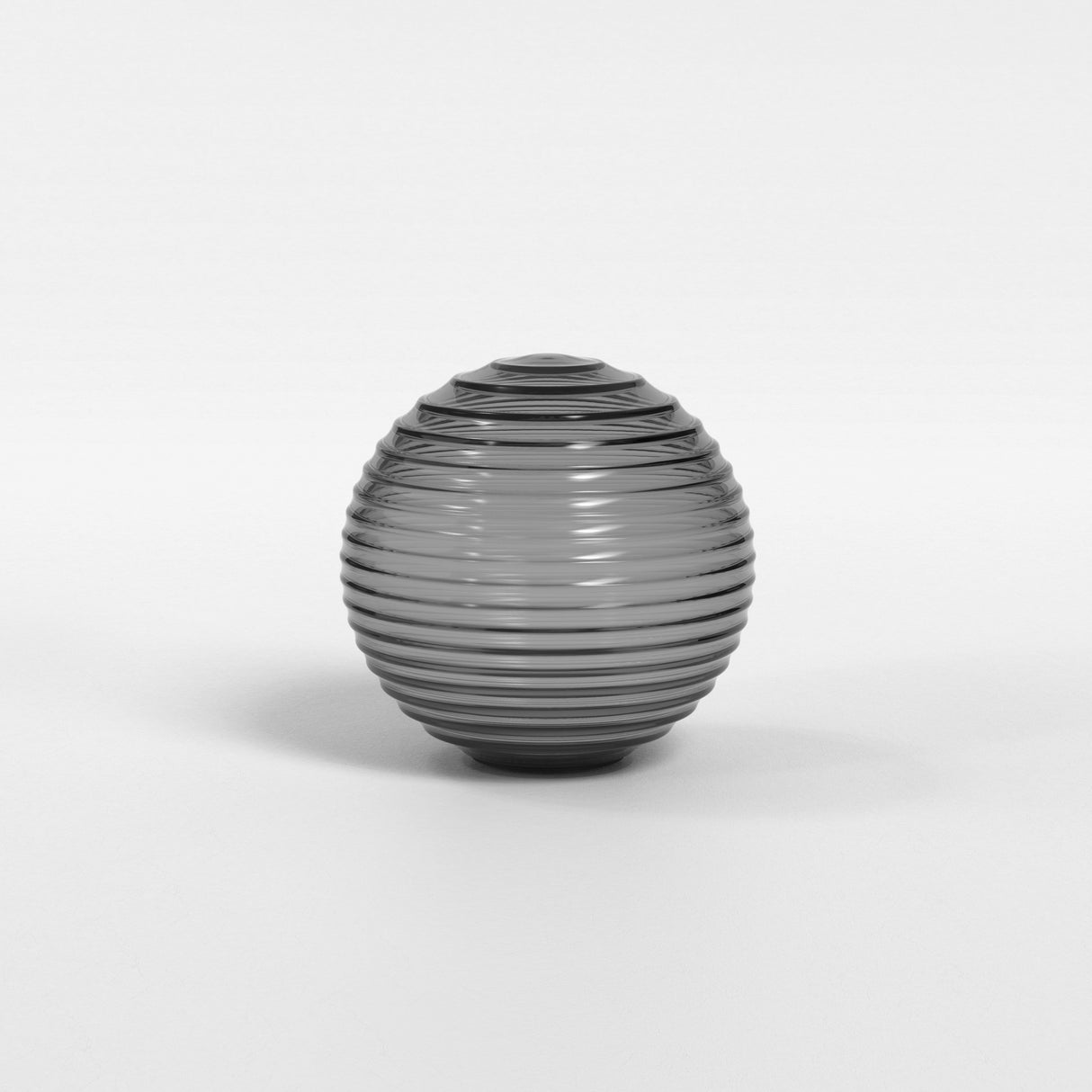 Astro Tacoma Ribbed Glass Smoke Lampshade Shade