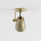 Astro Juno Recessed Matt Brushed Brass Interior Spotlight