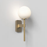 Astro Tacoma Single Antique Brass Bathroom Wall Light