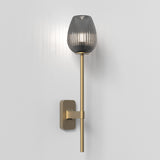 Astro Tacoma Single Grande Antique Brass Bathroom Wall Light