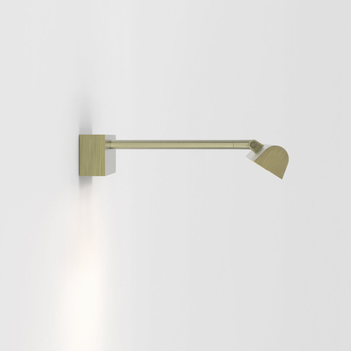 Astro Renoir 350 Matt Brushed Brass Interior Picture Light