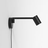 Astro Ascoli Swing Plug In Matt Black Interior Reading Light