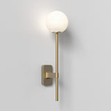 Astro Tacoma Single Grande Antique Brass Bathroom Wall Light