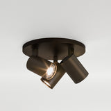 Astro Ascoli Triple Round Bronze Interior Spotlight