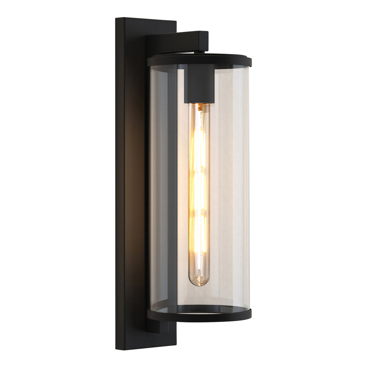 Astro Pimlico 500 Textured Black Outdoor Wall Light