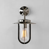 Astro Montparnasse Wall Polished Nickel Outdoor Wall Light