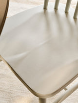 Garden Trading Spindle Back Chair Beech Wood, Lily White, Set of 2