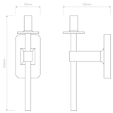 Astro Tacoma Single Matt Black Bathroom Wall Light