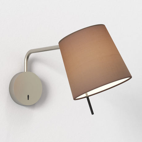 Astro Mitsu Swing Arm Base Matt Nickel Interior Wall Light