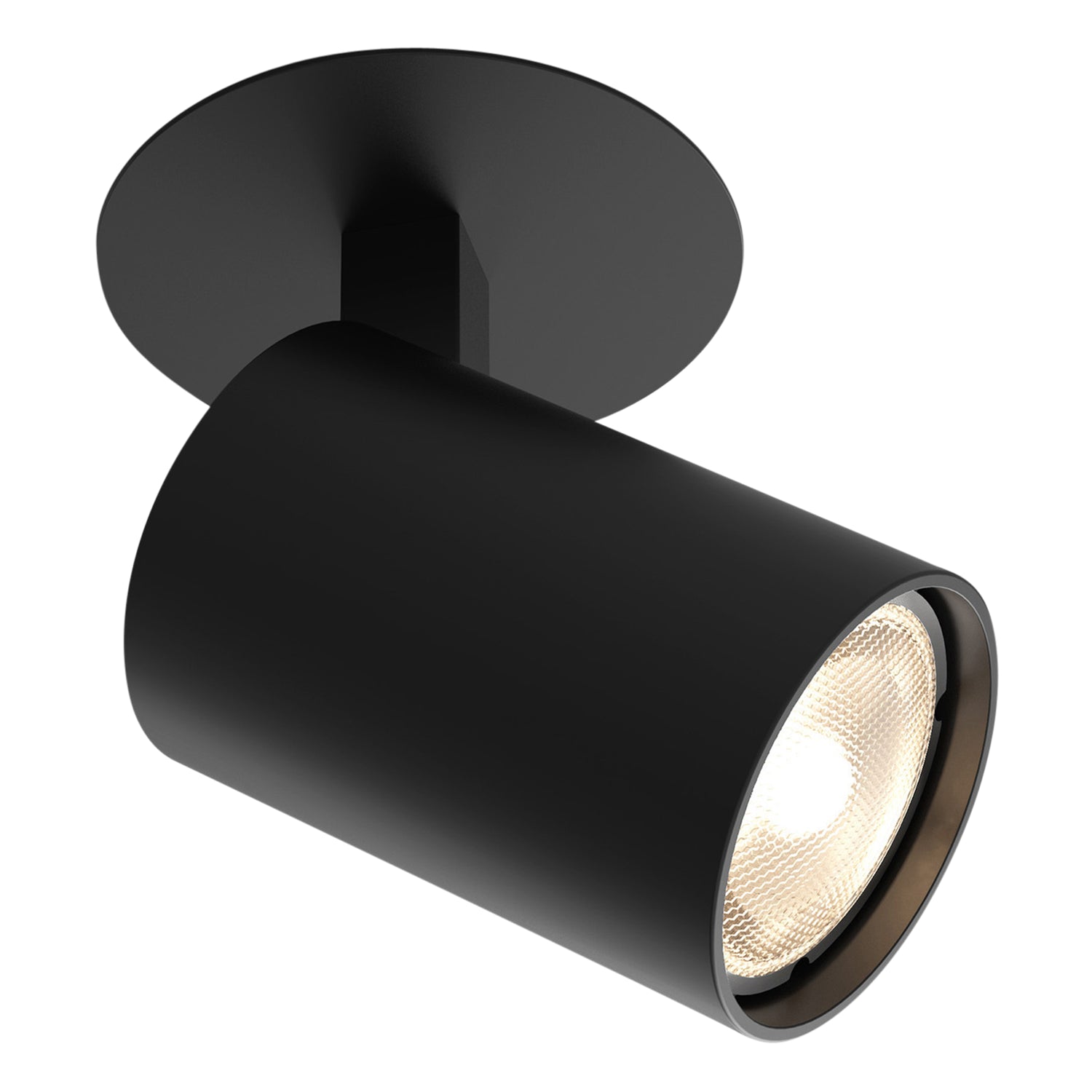 Astro Ascoli Recessed Matt Black Interior Spotlight – Amos Lighting + Home