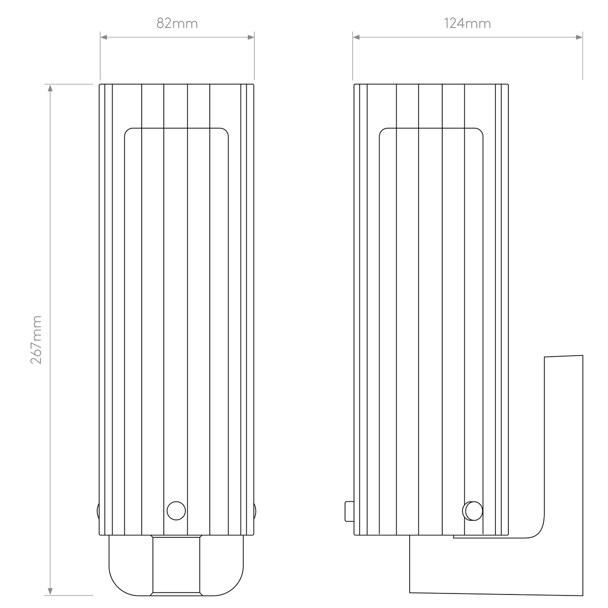 Astro Ottavino Wall Matt Black Bathroom Wall Light