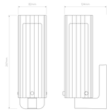 Astro Ottavino Wall Matt Black Bathroom Wall Light