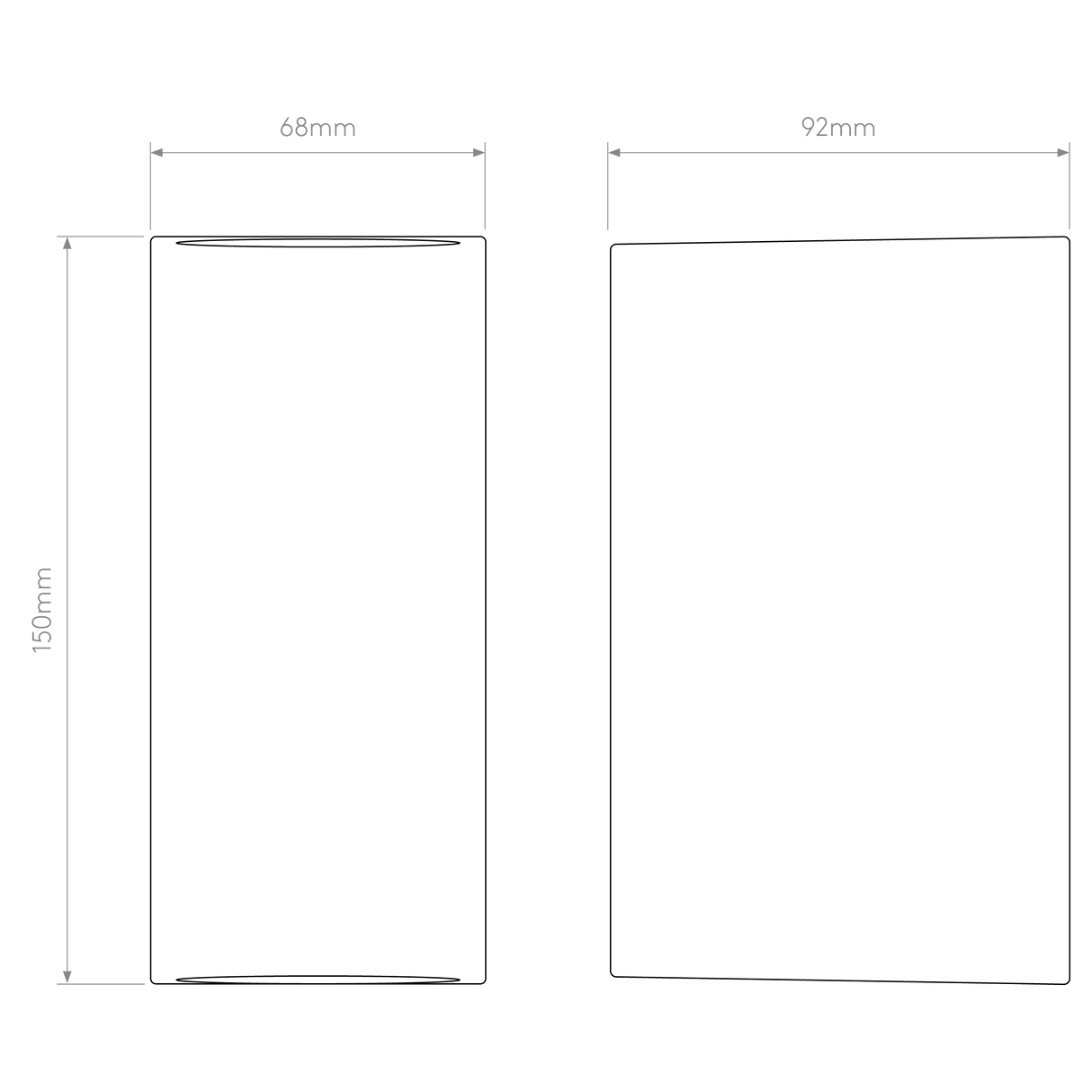 Astro Chios 150 Textured Black Outdoor Wall Light