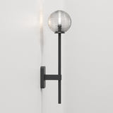 Astro Tacoma Single Grande Matt Black Bathroom Wall Light