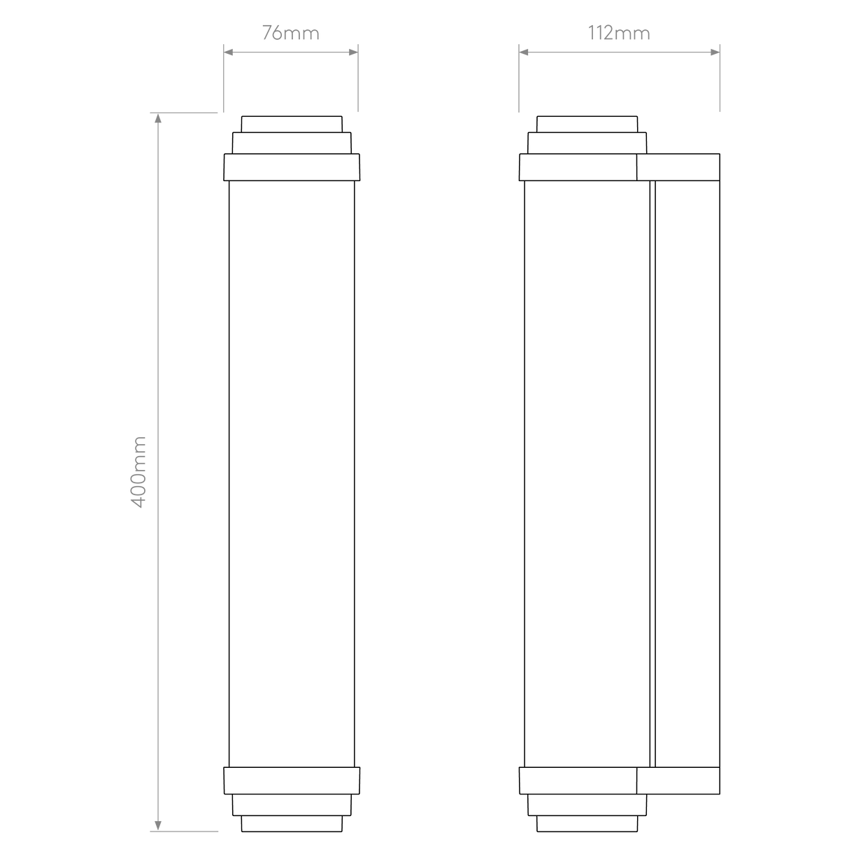 Astro Burlington 400 Phase Bronze Bathroom Wall Light