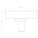 Astro Tacoma Surface Polished Chrome Bathroom Wall/Ceiling