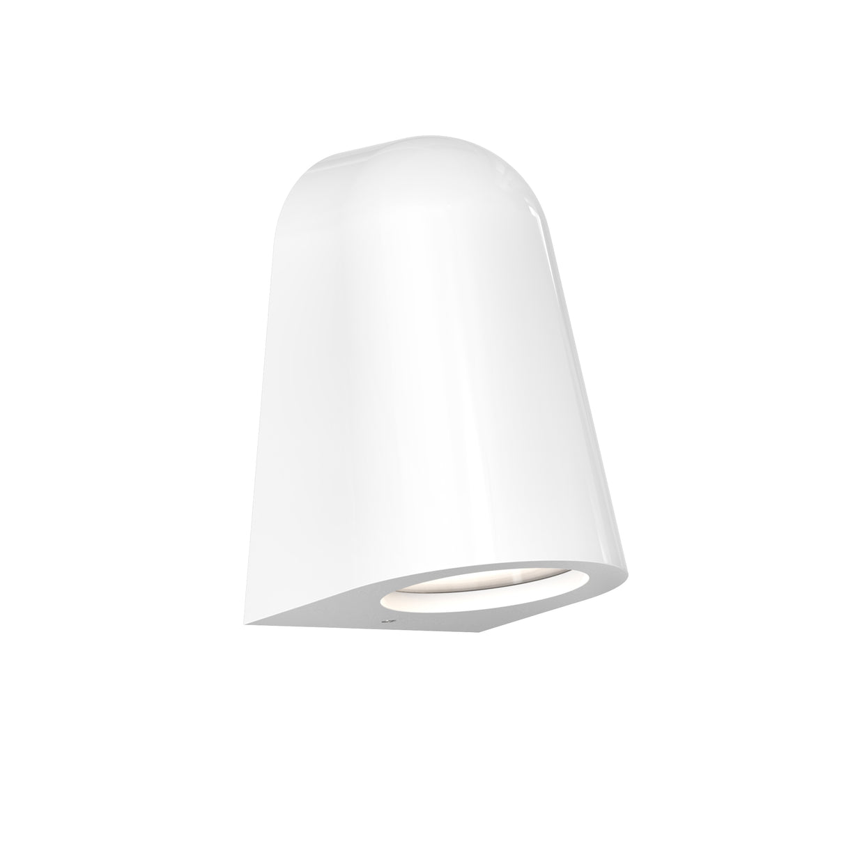 Astro Mast Light Gloss Glaze White Coastal Wall Light