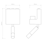 Astro Venn Reader Bronze Interior Combination Reader Base