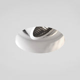 Astro Trimless Slimline Round Adjustable Fire-Rated Matt White Interior Downlight